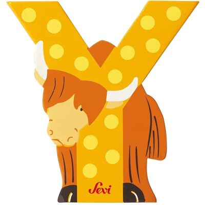 Trudi Sevi - 81625 - Lettera Yak Giallo - Decor item Trudi Sevi - 81625 - Lettera Yak Giallo - Decor item