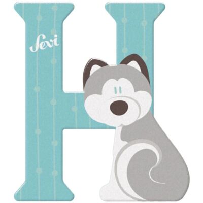 Lettere in legno SEVI - Husky - 10 cm di altezza - Giocattolo educativo Lettere in legno SEVI - Husky - 10 cm di altezza - Giocattolo educativo