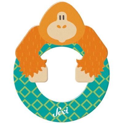 Lettre en bois de orang-outan Sevi - Jouet éducatif pour enfants Lettre en bois de orang-outan Sevi - Jouet éducatif pour enfants