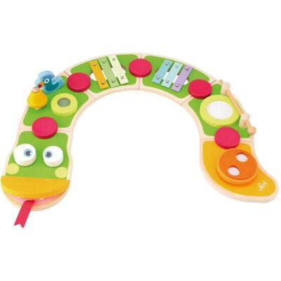 Sevi 83042 Multi-Activity Musical Snake - Child's Wooden Toy Sevi 83042 Multi-Activity Musical Snake - Child's Wooden Toy