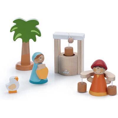 Accessoire de crèche de Noël en bois Sevi 83102 - Jeu Accessoire de crèche de Noël en bois Sevi 83102 - Jeu