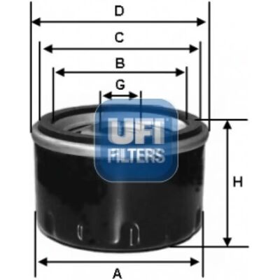 UFI Model 24.026.01 Filtru de Combustibil - Vehicule Nissan, Renault UFI Model 24.026.01 Filtru de Combustibil - Vehicule Nissan, Renault