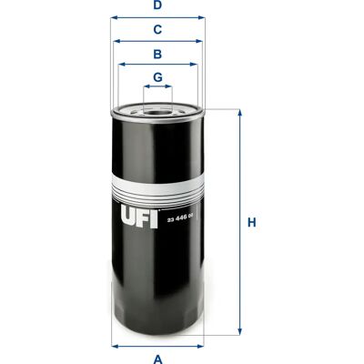 Ufi Volvo Ölfilter 23.446.00 Ufi Volvo Ölfilter 23.446.00