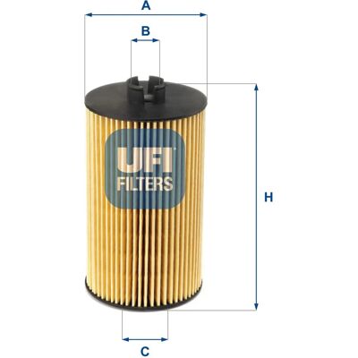 Ufi Oljefilter Honda Civic Land Rover Freelander - Oljefilter Ufi Oljefilter Honda Civic Land Rover Freelander - Oljefilter