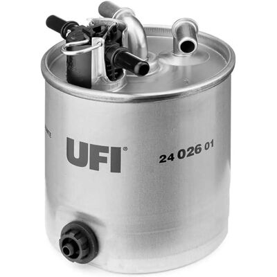 Filtre à Carburant UFI FILTERS - Nissan Qashqai, Renault Koleos - 24.026.01 Filtre à Carburant UFI FILTERS - Nissan Qashqai, Renault Koleos - 24.026.01