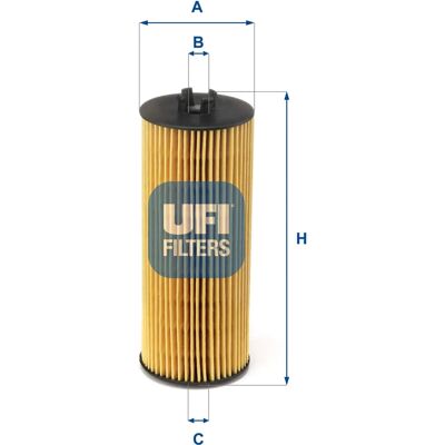 UFI - 25.204.00 - Mercedes-Benz A-klasse - OljeFilter UFI - 25.204.00 - Mercedes-Benz A-klasse - OljeFilter