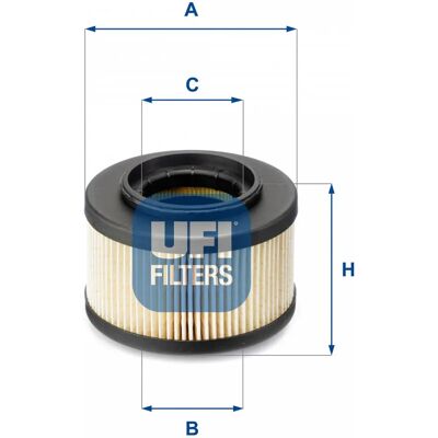 UFI Chrysler Fuel Filter - 26.013.00 UFI Chrysler Fuel Filter - 26.013.00