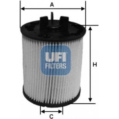 UFI Model 26.023.00 Fuel Filter - High-Quality OEM Replacement UFI Model 26.023.00 Fuel Filter - High-Quality OEM Replacement