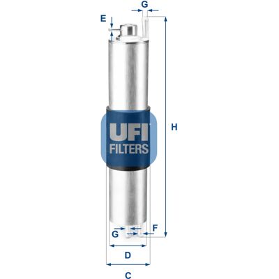 UFI 31.847.00 Fuel Filter - Fuel Filter UFI 31.847.00 Fuel Filter - Fuel Filter
