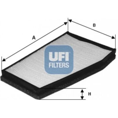 UFI 53.133.00 Chevrolet Daewoo Interiørfilter - Bil kabinefilter UFI 53.133.00 Chevrolet Daewoo Interiørfilter - Bil kabinefilter
