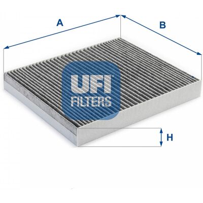 UFI 54.238.00 Opel Chevrolet Cadillac Kabineluftfilter - Aktiv kullfilter UFI 54.238.00 Opel Chevrolet Cadillac Kabineluftfilter - Aktiv kullfilter