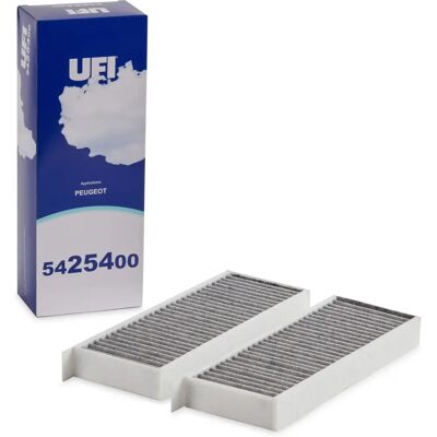 UFI 54.254.00 Kabinluftfilter - Aktivt Kol för Peugeot UFI 54.254.00 Kabinluftfilter - Aktivt Kol för Peugeot