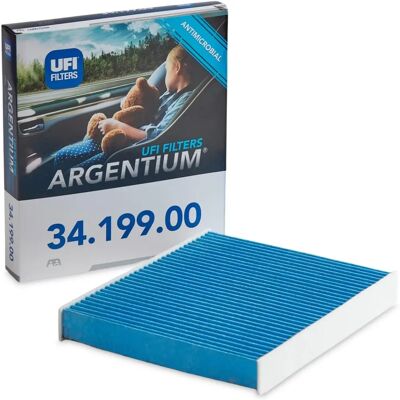 UFI 34.199.00 Filtro de habitáculo - Antibacterial, para VW y Audi UFI 34.199.00 Filtro de habitáculo - Antibacterial, para VW y Audi