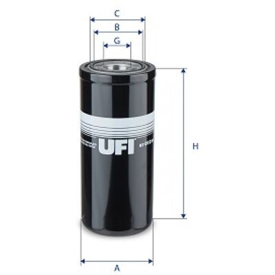 Filtro hidráulico UFI 87.012.00 - Sistema de trabalho Filtro hidráulico UFI 87.012.00 - Sistema de trabalho