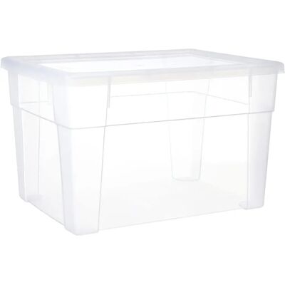 Stefanplast Boîte de rangement XL - Multiusage, 39x29x24 cm, Gris Stefanplast Boîte de rangement XL - Multiusage, 39x29x24 cm, Gris