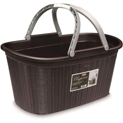 Cesto Stefanplast Moka 38x58x29.5cm - Cesto per biancheria Cesto Stefanplast Moka 38x58x29.5cm - Cesto per biancheria