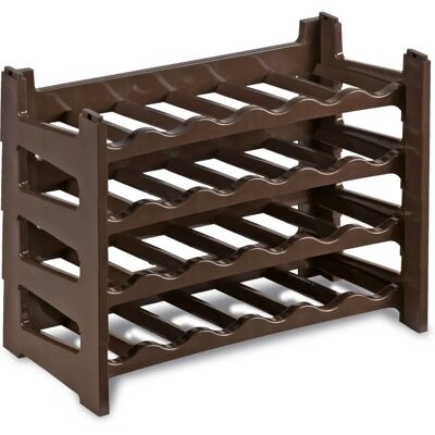 Stefanplast - Modell 8003507420649 - Brauner Weinständer für 20 Flaschen Stefanplast - Modell 8003507420649 - Brauner Weinständer für 20 Flaschen
