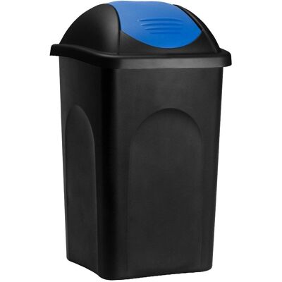 Poubelle Stefanplast - 60L - Couvercle fixe - Surface mate Poubelle Stefanplast - 60L - Couvercle fixe - Surface mate