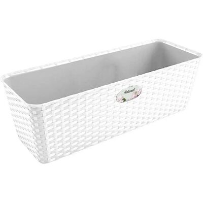 Fioriera in Plastica Bianca Stefanplast MID319106 - Fioriera Fioriera in Plastica Bianca Stefanplast MID319106 - Fioriera