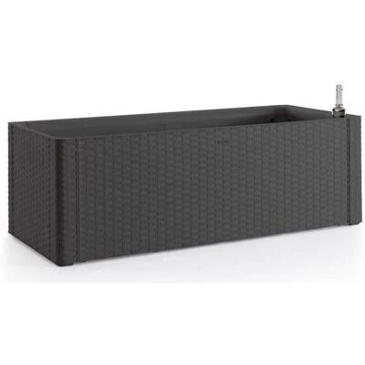Stefanplast Natural Delux - Pot rectangulaire - Anthracite - Publicité Stefanplast Natural Delux - Pot rectangulaire - Anthracite - Publicité