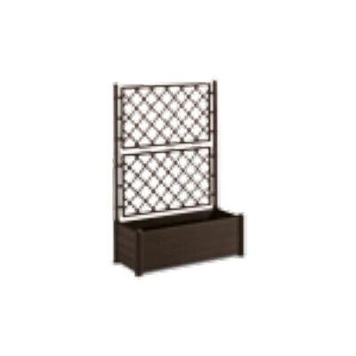 Stefanplast 80036 Moka Rechteckiger Pflanzkübel - Holzoptik - 80 L Stefanplast 80036 Moka Rechteckiger Pflanzkübel - Holzoptik - 80 L