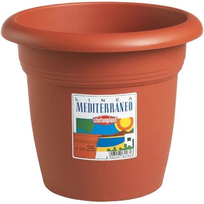 Stefanplast - Mediterraneo - Coccio - 22 cm - Planter Stefanplast - Mediterraneo - Coccio - 22 cm - Planter