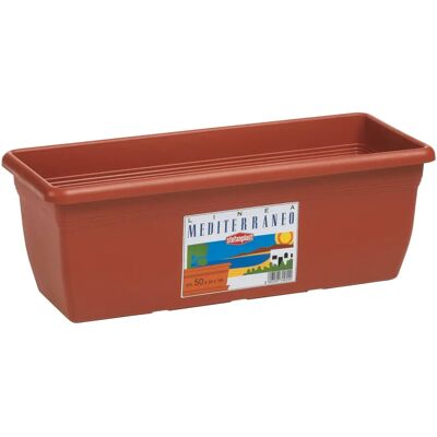 Stefanplast Mediterrán újrahasznosított polipropilén téglalap alakú virágláda - 100x40x45 cm Stefanplast Mediterrán újrahasznosított polipropilén téglalap alakú virágláda - 100x40x45 cm