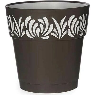 Stefanplast Gaia Anthrazitgrau Selbstbewässernder Blumentopf Stefanplast Gaia Anthrazitgrau Selbstbewässernder Blumentopf