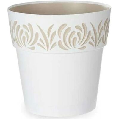 Stefanplast Gaia Weiß Beige Selbstbewässernder Blumentopf - Blumentopf Stefanplast Gaia Weiß Beige Selbstbewässernder Blumentopf - Blumentopf