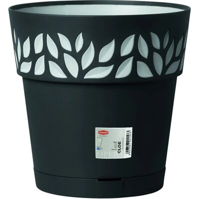 Stefanplast SFV94153 Műanyag Virágláda Sötéthamvas - 29x29x29cm Stefanplast SFV94153 Műanyag Virágláda Sötéthamvas - 29x29x29cm