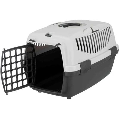 Stefanplast Grauer Kunststoff Haustiertransport 47x30x33cm Stefanplast Grauer Kunststoff Haustiertransport 47x30x33cm