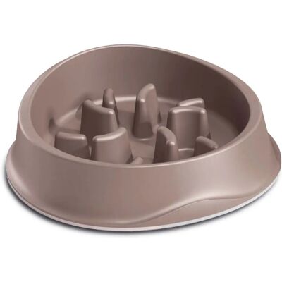 Zolux Hundeslow-Futter-Schüssel - 1L, Taupe Zolux Hundeslow-Futter-Schüssel - 1L, Taupe