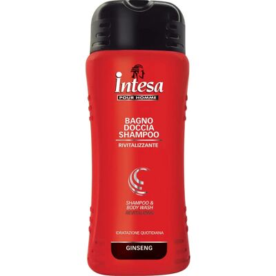 Gel Douche Intesa Ginseng - Hydratant Corps et Cheveux - 500ml Gel Douche Intesa Ginseng - Hydratant Corps et Cheveux - 500ml