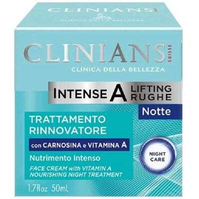 Crema Notte Clinians - Anti-Age, Idratante, Cura delle Rughe Crema Notte Clinians - Anti-Age, Idratante, Cura delle Rughe