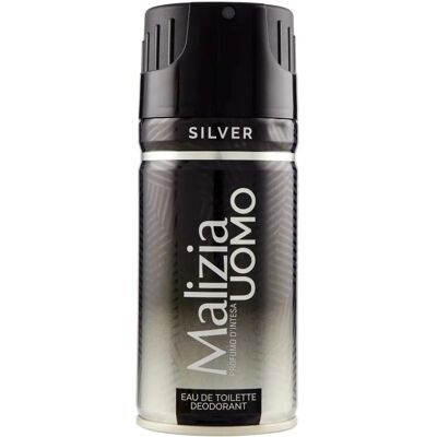 Malizia Uomo Silver Deodorant - Männer - 150 ml Malizia Uomo Silver Deodorant - Männer - 150 ml