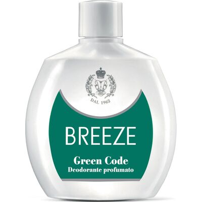 Deodorante Breeze Green Code Unisex senza alluminio - 100ml Deodorante Breeze Green Code Unisex senza alluminio - 100ml