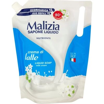 Malizia Latte Savon Liquide - Savon Liquide - Publicité Malizia Latte Savon Liquide - Savon Liquide - Publicité