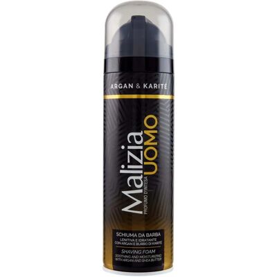 Malizia Schiuma da Barba Argan e Karitè - Schiuma da Barba Malizia Schiuma da Barba Argan e Karitè - Schiuma da Barba
