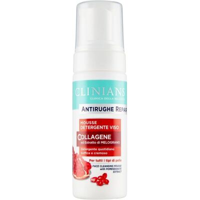 Clinians Mousse Nettoyante Visage Repair - Anti-Rides - Grenade - 150ml Clinians Mousse Nettoyante Visage Repair - Anti-Rides - Grenade - 150ml