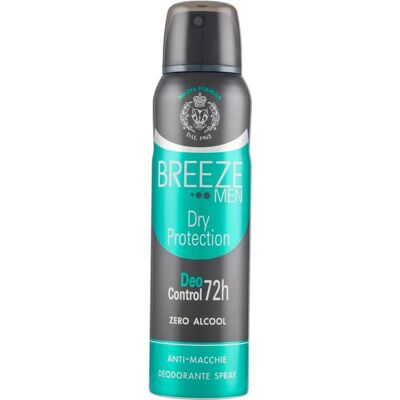 Breeze Homme Protection Sèche Déodorant Spray - Contrôle des Odeurs - 150ml - Publicité Breeze Homme Protection Sèche Déodorant Spray - Contrôle des Odeurs - 150ml - Publicité