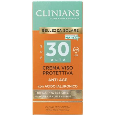 Clinians - Crème visage protectrice SPF 30 - Crème solaire 75 ml Clinians - Crème visage protectrice SPF 30 - Crème solaire 75 ml