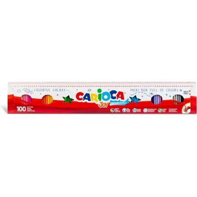 Carioca 41019 Flerfärgade Filtpennor - 96 Stycken Carioca 41019 Flerfärgade Filtpennor - 96 Stycken