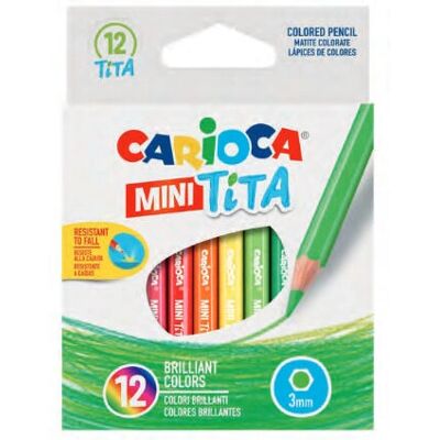 Carioca Mini Tita - Mehrfarbige Buntstifte für Kinder Carioca Mini Tita - Mehrfarbige Buntstifte für Kinder