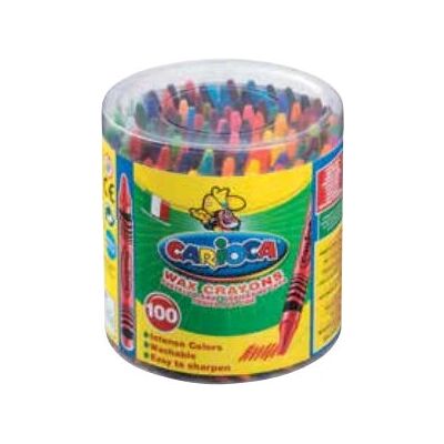 Carioca Model 42399 - Żywe Kolorowe Kredki w Plastikowym Pojemniku Carioca Model 42399 - Żywe Kolorowe Kredki w Plastikowym Pojemniku