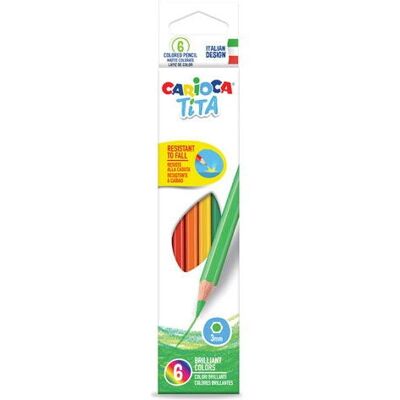 Crayons de Couleur CARIOCA (6 Un - Multicolore) - Crayons - Publicité Crayons de Couleur CARIOCA (6 Un - Multicolore) - Crayons - Publicité