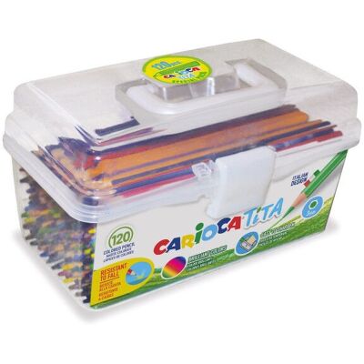 Carioca 42800 Wielokolorowe Kredki - Kredki Carioca 42800 Wielokolorowe Kredki - Kredki