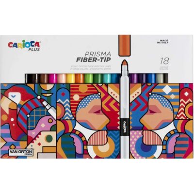 Carioca Prisma Markerset - 18 stuks Carioca Prisma Markerset - 18 stuks