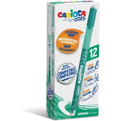 Zielony zestaw długopisów do kasowania Carioca - Długopis Zielony zestaw długopisów do kasowania Carioca - Długopis