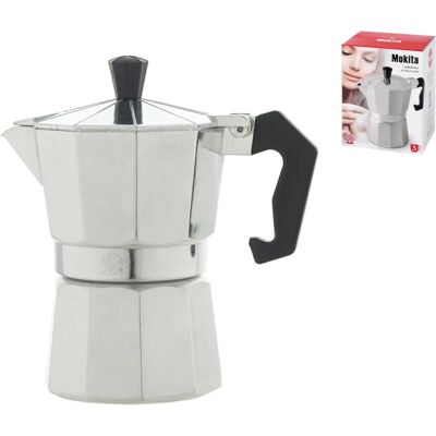 Home Mokita Aluminium Kaffebryggare, 3 Koppar - Kaffebryggare Home Mokita Aluminium Kaffebryggare, 3 Koppar - Kaffebryggare