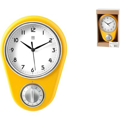 Horloge murale H&H Vanigl - 16x22 cm - Décoratif & Pratique Horloge murale H&H Vanigl - 16x22 cm - Décoratif & Pratique